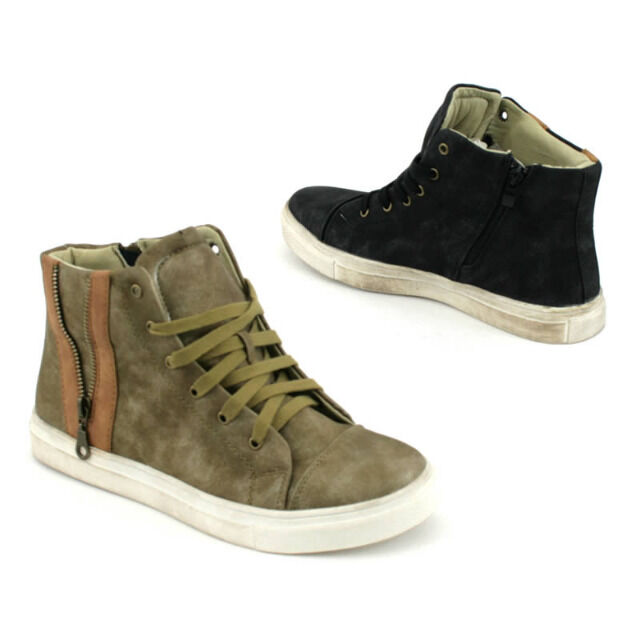 Herren Freizeit Schuhe Sneaker Boots Schnürer