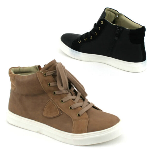 Herren Freizeit Schuhe Sneaker Boots Schnürer