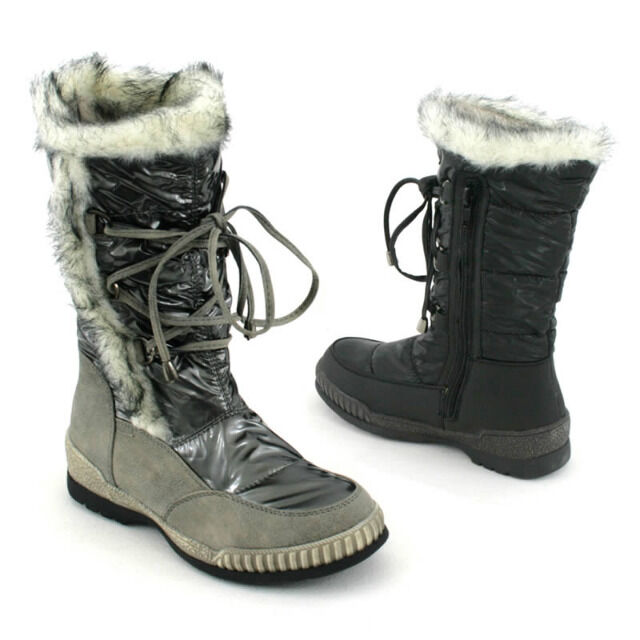 Kinder Fell Stiefel Schuhe Boots Gefüttert