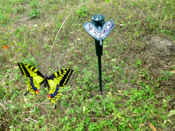 Solar Schmetterling - Garten&Balkon Dekoration mit Solarenergie od. Batteriebetrieb