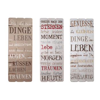 17 50677 Holz Bild Poesie 30x80cm Spruche 14690479 Restposten De