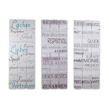 17 50678 Holz Bild Spruche Fur Familien 30x80cm 14690480 Restposten De