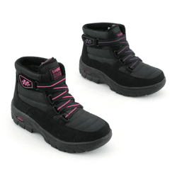 Damen Freizeit Schuhe Boots Gefüttert