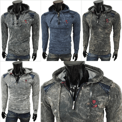 Herren Pullover Langarm Oberteil Shirts