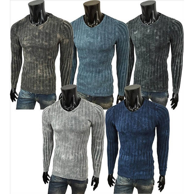 Herren Strick Pullover Langarm Shirts Oberteile
