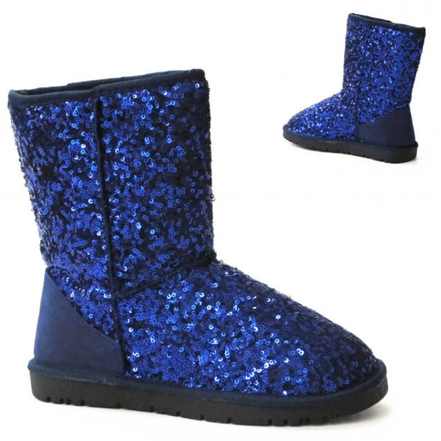Herbst Winter Glitzeroptik Stiefel Schuhe
