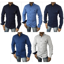 Herren Business Freizeit Hemden Baumwolle