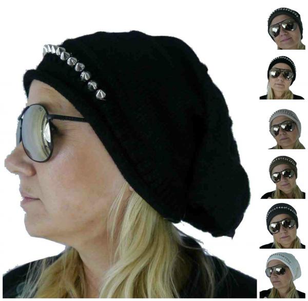 Damenmütze mit Nieten (/yutuNiet/3323)