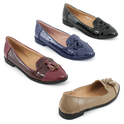 Damen Business Freizeit Slipper Halbschuhe