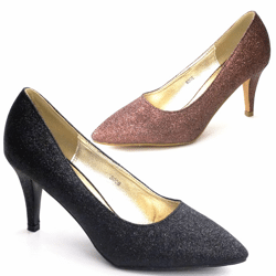 Pumps High Heels Schuhe Glitzeroptik Gr. 36-41 je 9,50 EUR