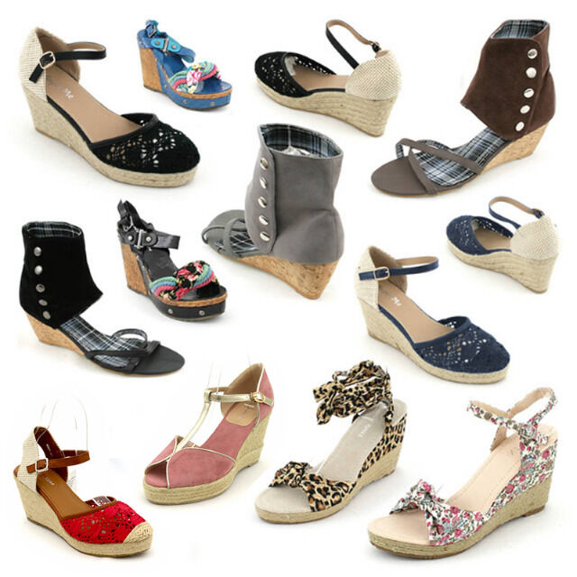 Damen Sandalen Pumps High Heels Schuhe