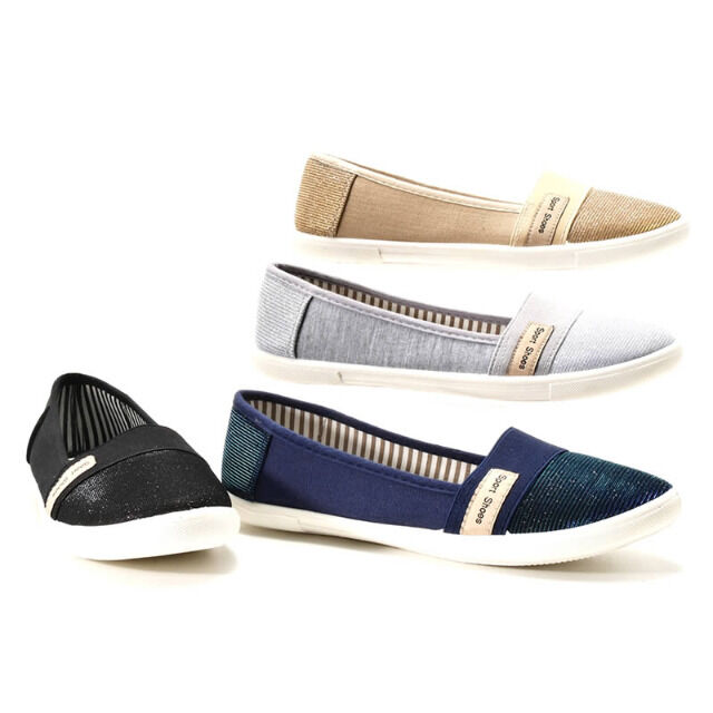 Damen Freizeit Schuhe Sneaker Slipper