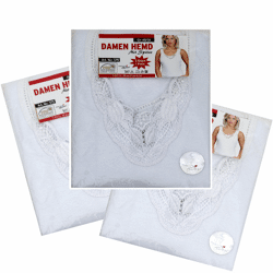 Damen Unterhemden Unterwäsche Baumwolle Gr. 36-58 je 1,69 EUR