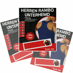 Herren Unterhemden Feinripp Gr. 5-10 je 2,40 EUR