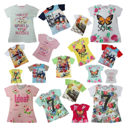 Kinder T-Shirts Kurzarm Oberteile Tops Shirts