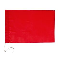 SIGNALFAHNE Rote Fahne Banner Flagge, Orig VEB Bandtex Pulsnitz Ostalgie