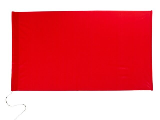 SIGNALFAHNE Rote Fahne Banner Flagge, Orig VEB Bandtex Pulsnitz Ostalgie