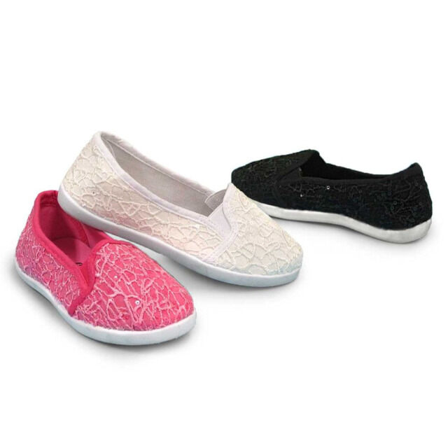 Mädchen Ballerina Slipper Schuhe