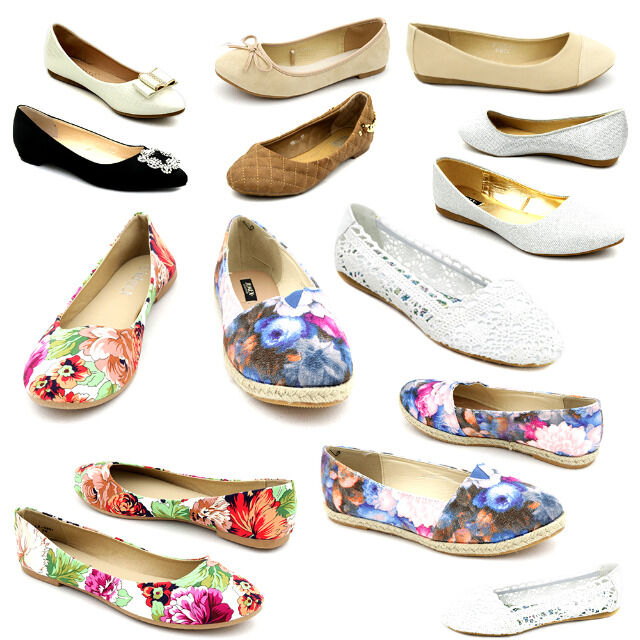 Damen Slipper Halbschuhe Ballerina Schuhe