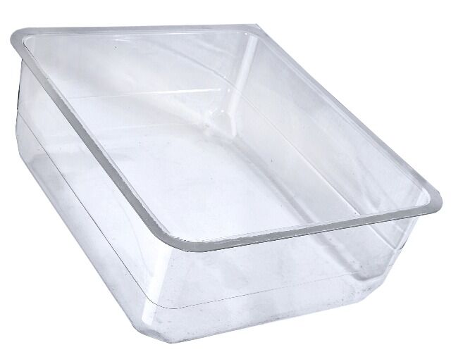 Wanne aus Kunststoff mit Karton für Reinigung, Wäscherei, Pfegeheim , Labor