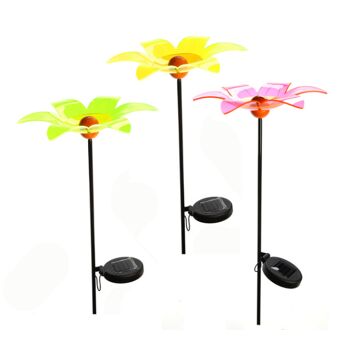 17 51008 Led Solar Dekoblume 115 Cm Led Leuchtfunktion