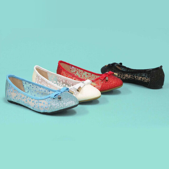 Mädchen Ballerina Slipper Schuhe