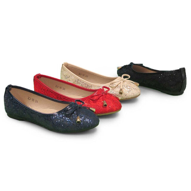 Mädchen Ballerina Slipper Schuhe