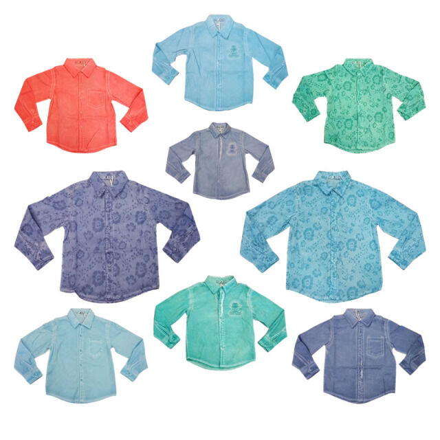 Kinder Hemden Langarm Oberteile Muster