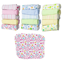 Baby Kleinkind Waschtuch 10 x 10 cm Baumwolle je 3,35 EUR