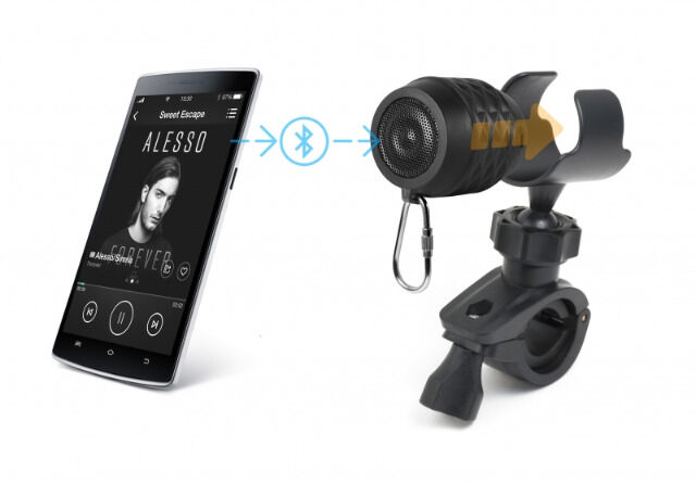 Technaxx MusicMan NANO BIKE BT Soundstation wassergeschützt BT-X19 schwarz