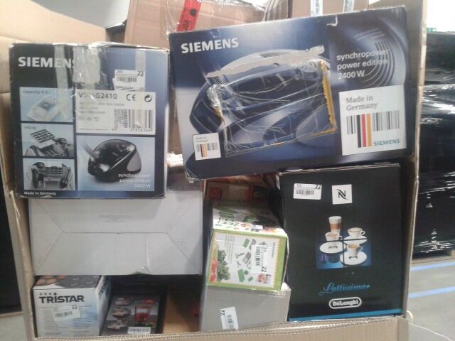 Haushaltstechnik Markenprodukte (Kaffeemaschinen, Küchenmaschinen, Mikrowellen, Staubsauger, Elektrowerkzeug usw.)- Mischpaletten