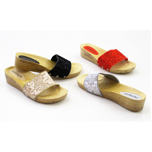 Ladies summer sandals slip-on shoes