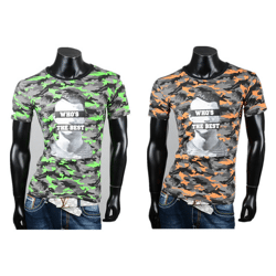 Herren Freizeit T-Shirts Oberteile Kurzarm Shirt