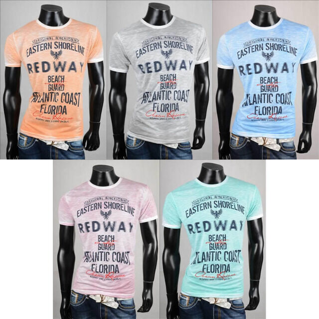 Herren Freizeit T-Shirts Oberteile Kurzarm Shirt