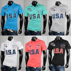 Herren Polo Shirts Kurzarm Oberteile T-Shirts