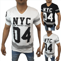 Herren Freizeit T-Shirts Oberteile Kurzarm Shirt