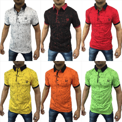 Herren Polo Shirts Kurzarm Oberteile T-Shirts