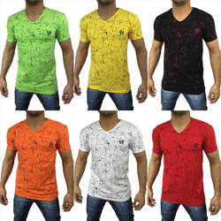Herren Freizeit T-Shirts Oberteile Kurzarm Shirt