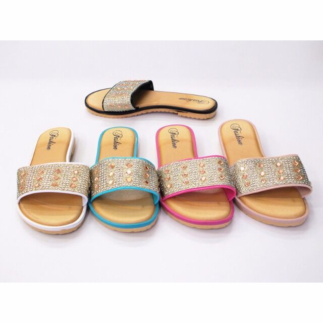 Damen Sommer Sandalen Slipper Schuhe