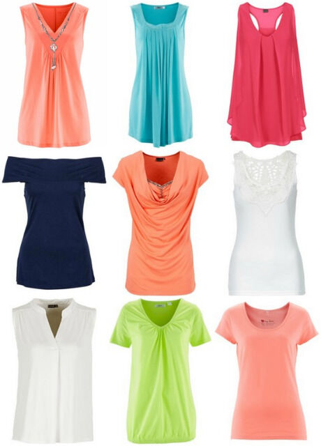 Damen Sommer Oberteile Mix T-Shirts und Tops