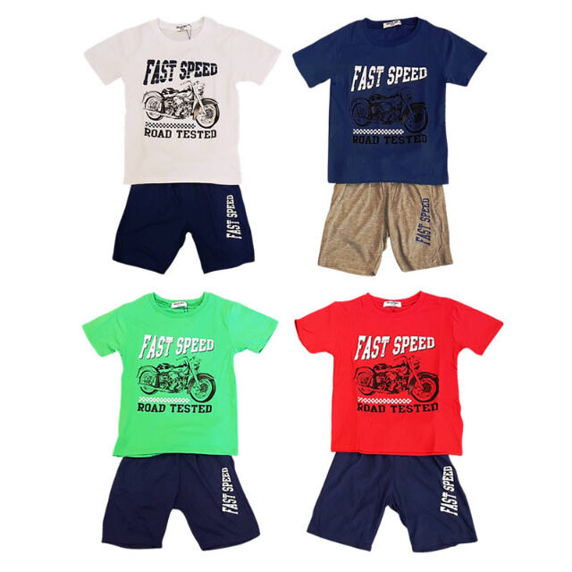 Kinder Jungen Sport Freizeit T-Shirt Hosen Sets