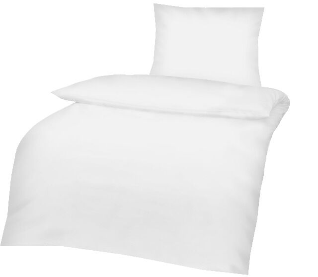 Renforcé Uni Farbe Bettwäsche 135x200+80x80 cm mit Reißverschluss 100% Baumwolle
