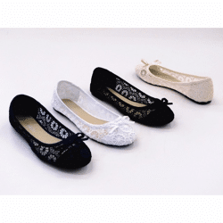 Damen Slipper Halbschuhe Ballerina