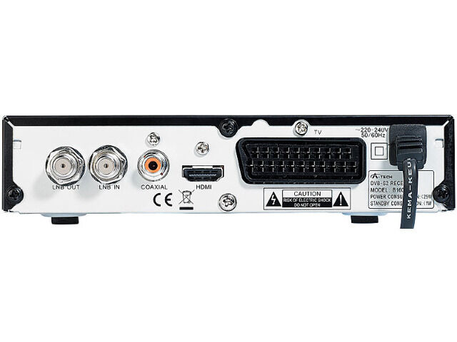 auvisio Digitaler pearl.tv Full-HD-Sat-Receiver DSR-395U.SE, HDMI & Scart
