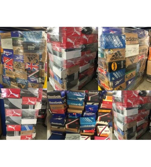 Gemischte Markenschuhe, Markenware Adidas, Fila, Reebok, Nike 