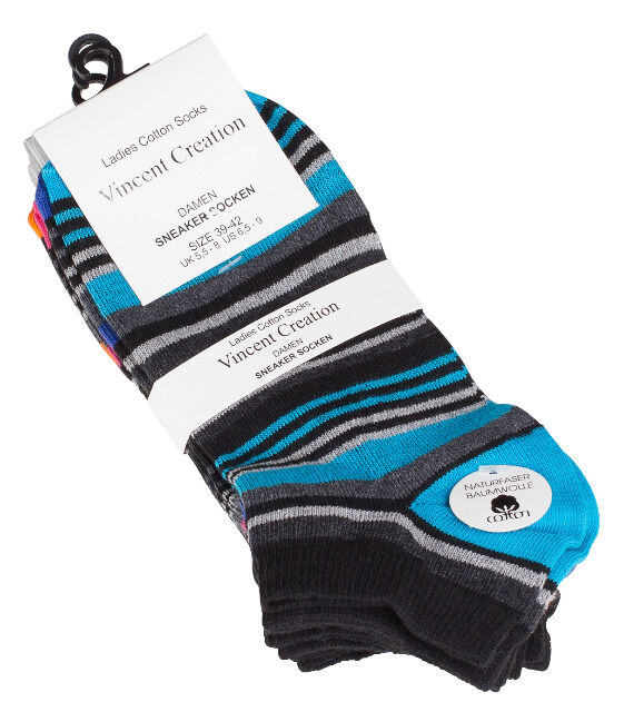 Vincent Creation® Damen Sneakersocken 