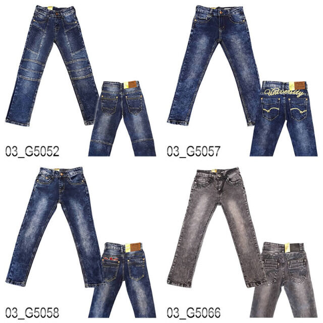 Kinder Mädchen Jungen Jeans Hosen