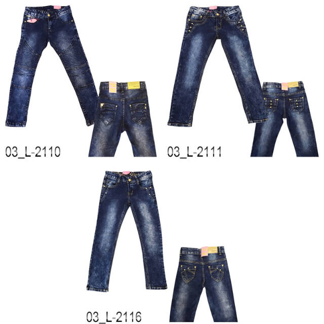 Modische Kinder Mädchen Jeans Hosen