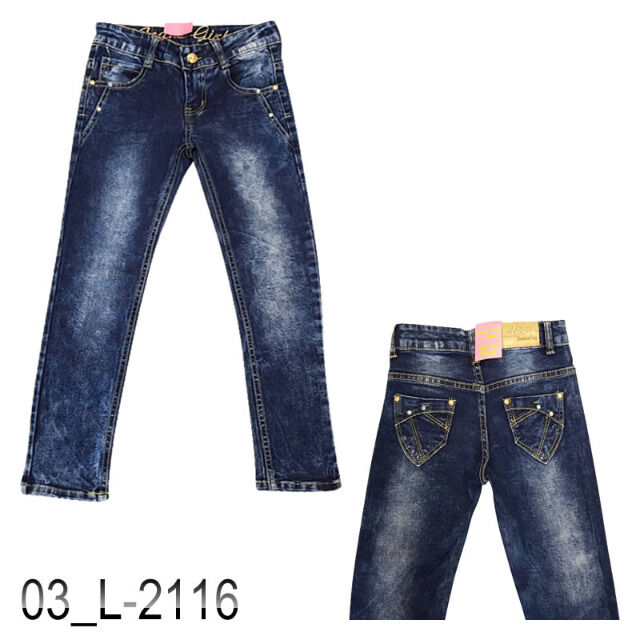 Modische Kinder Mädchen Jeans Hosen