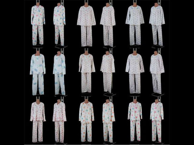 100 x Damen Langarm Pyjama Schlafanzüge mit Motiven nur 3,20 Euro